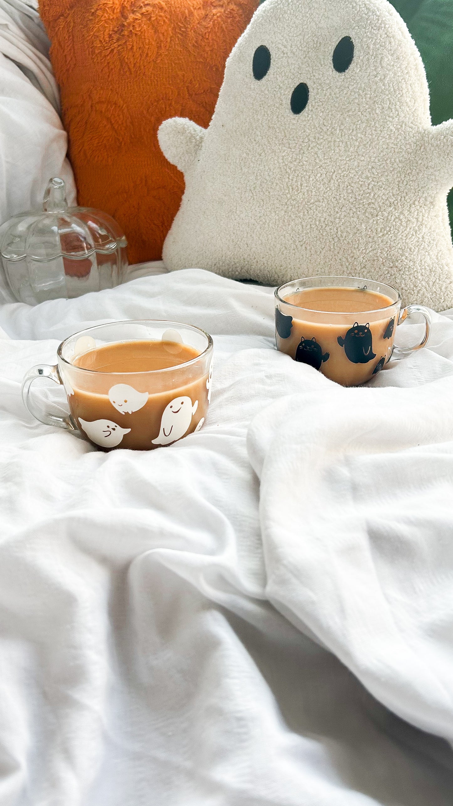 Cute Ghost Glass Mug