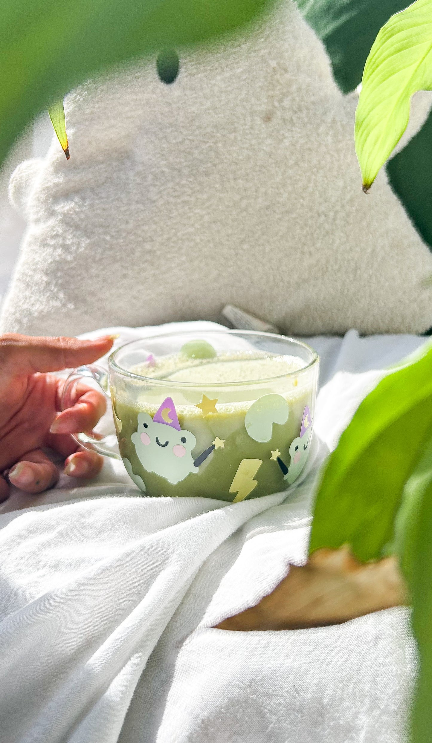 Wizard Frog Glass Mug