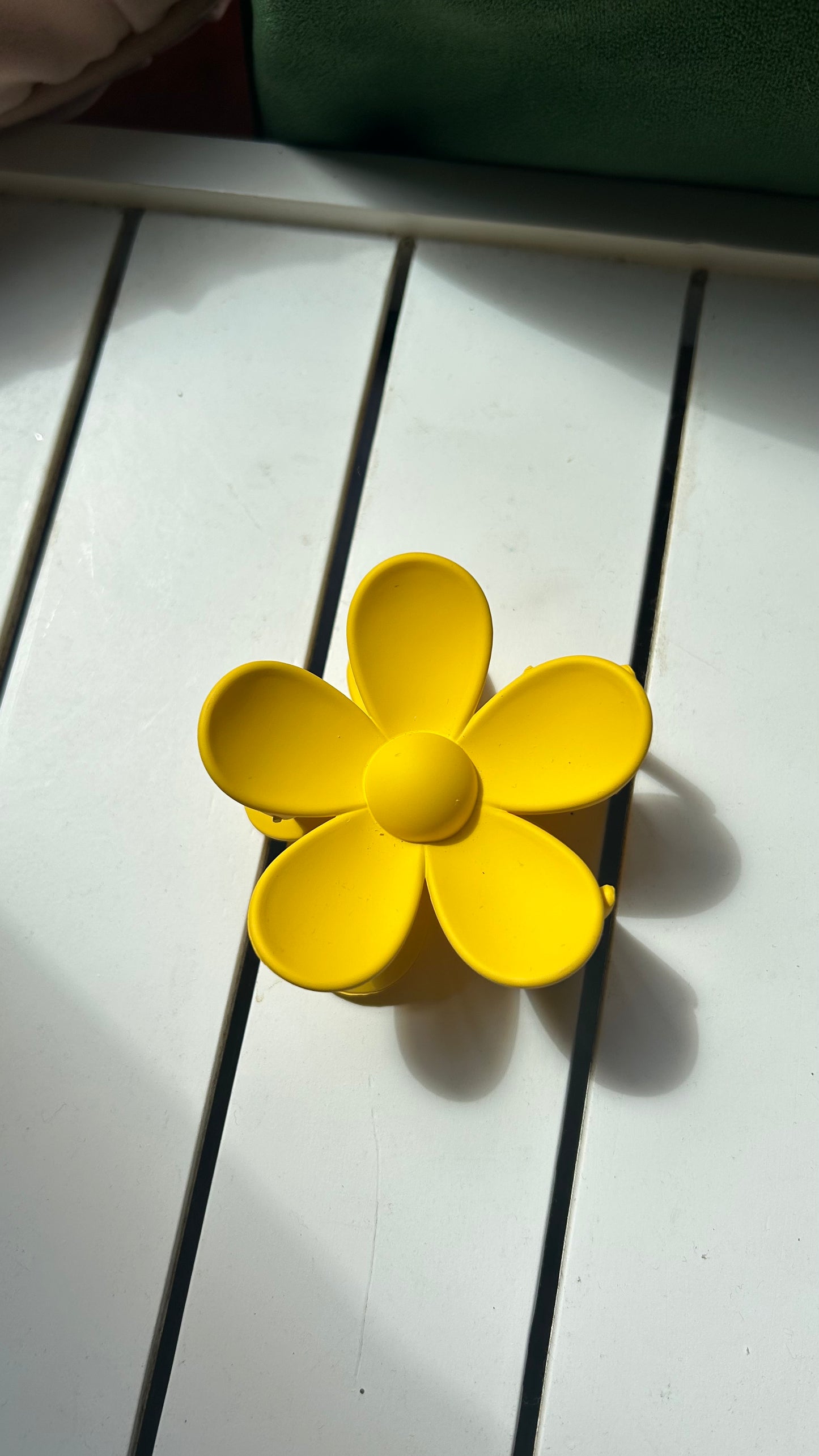 Yellow Flower Claw Clip