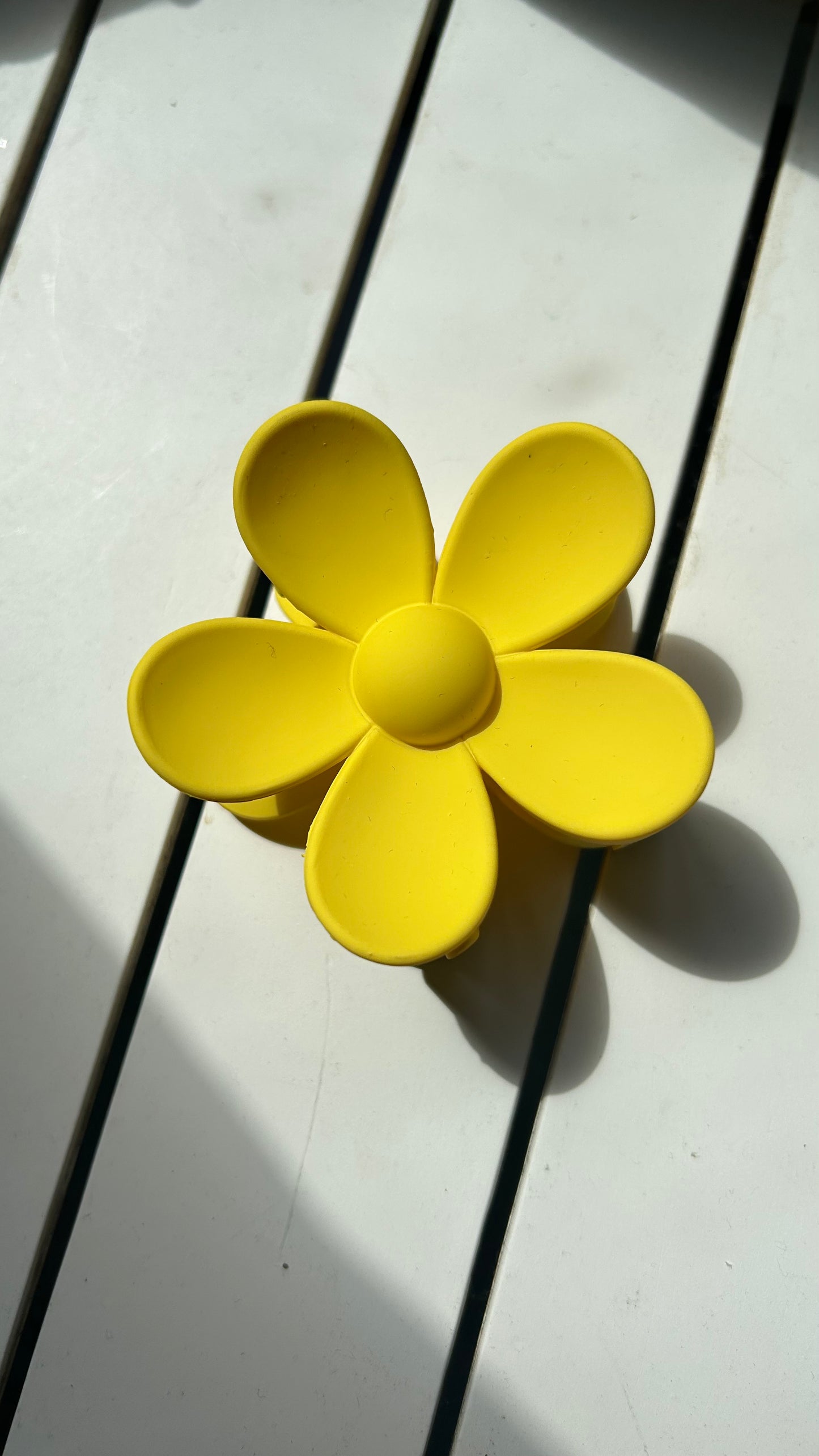 Yellow Flower Claw Clip