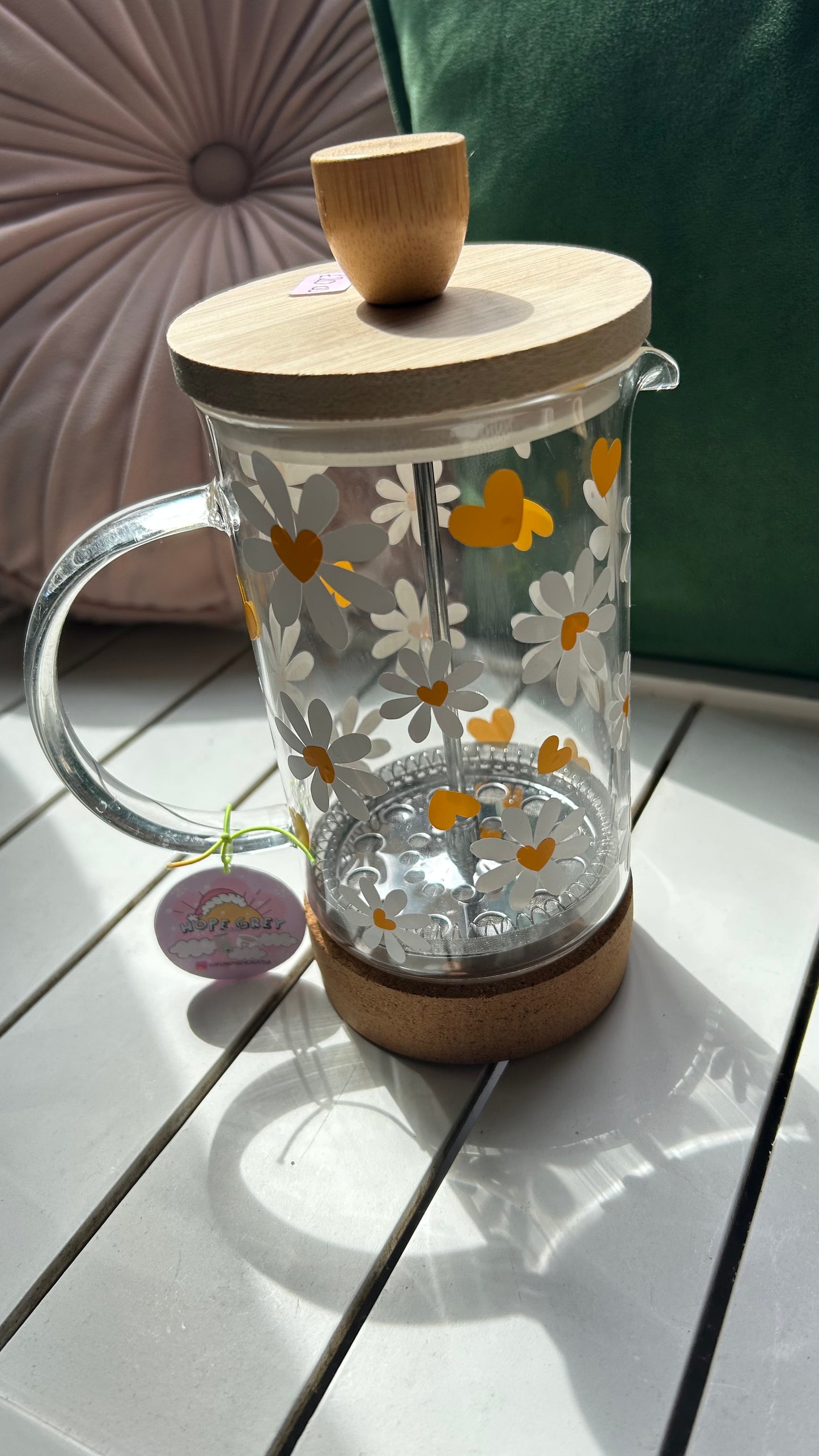 Daisy Heart Cafetière