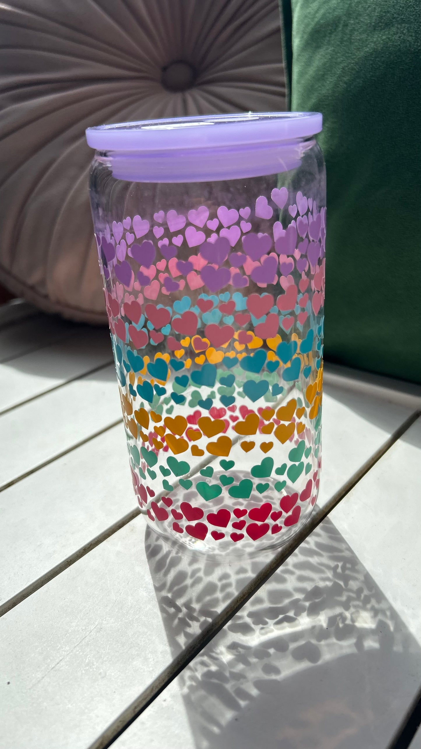Heart Glass Can