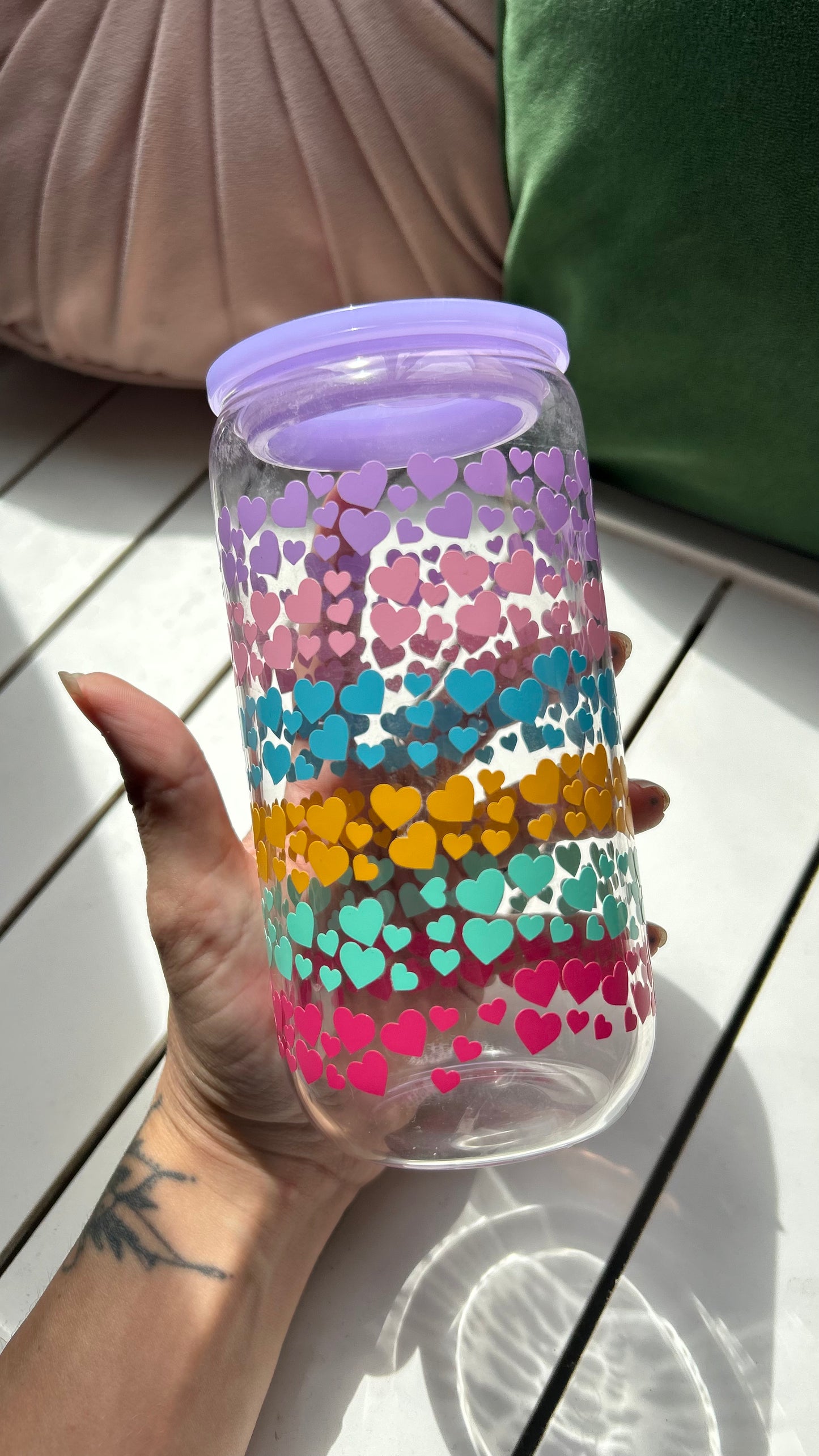 Heart Glass Can