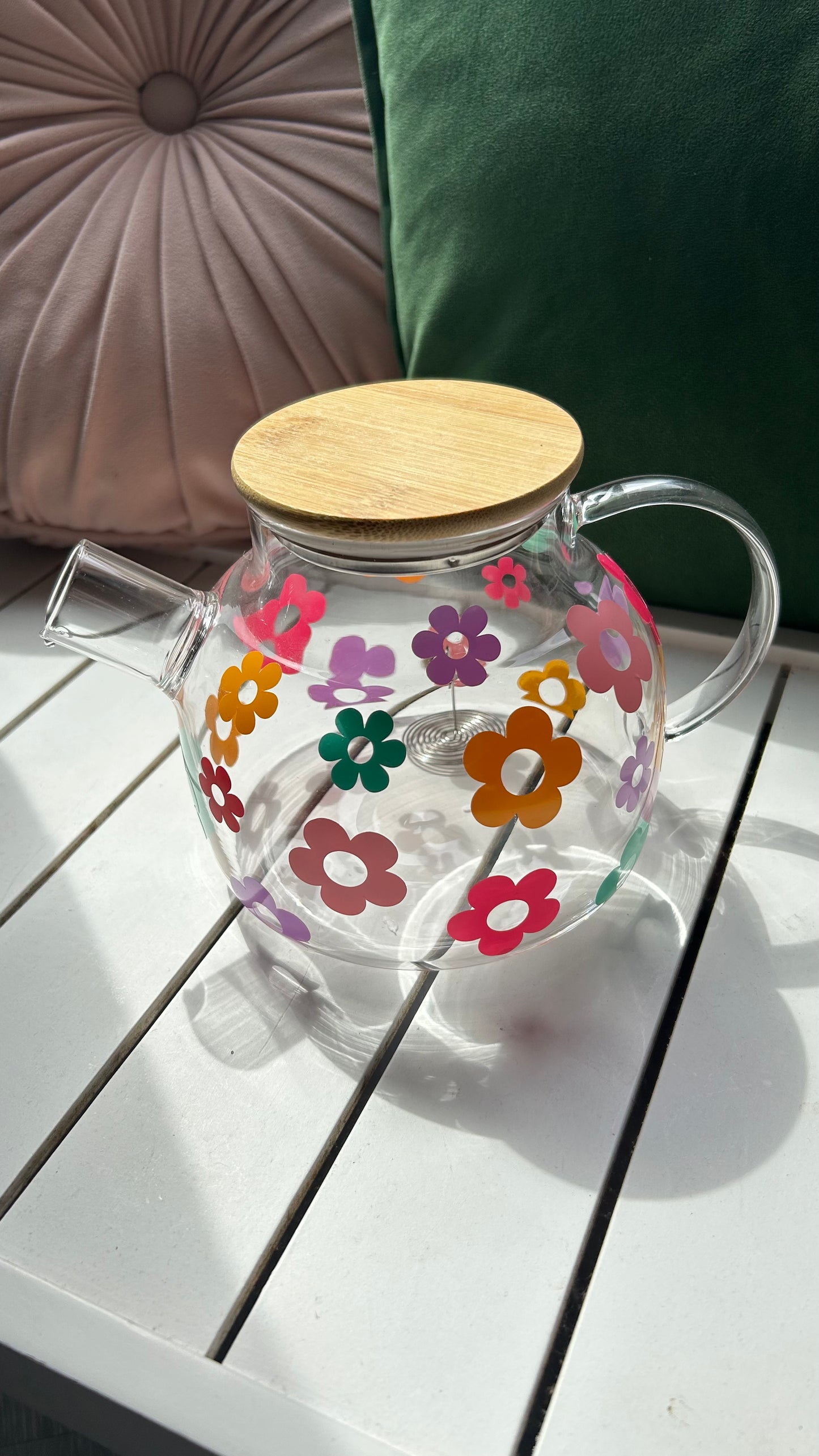 Retro Flower Tea Pot