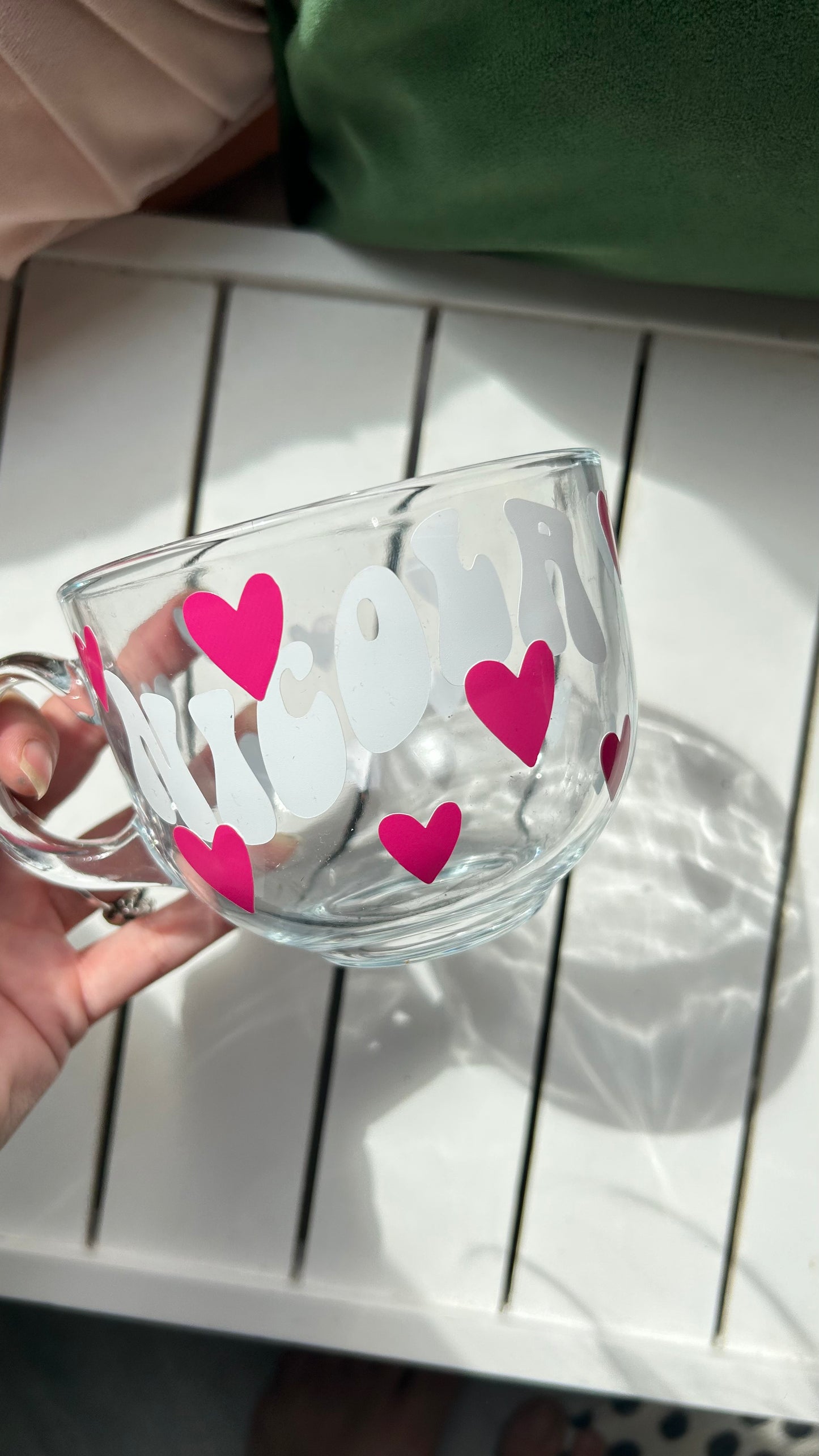 Nicola Heart Mug