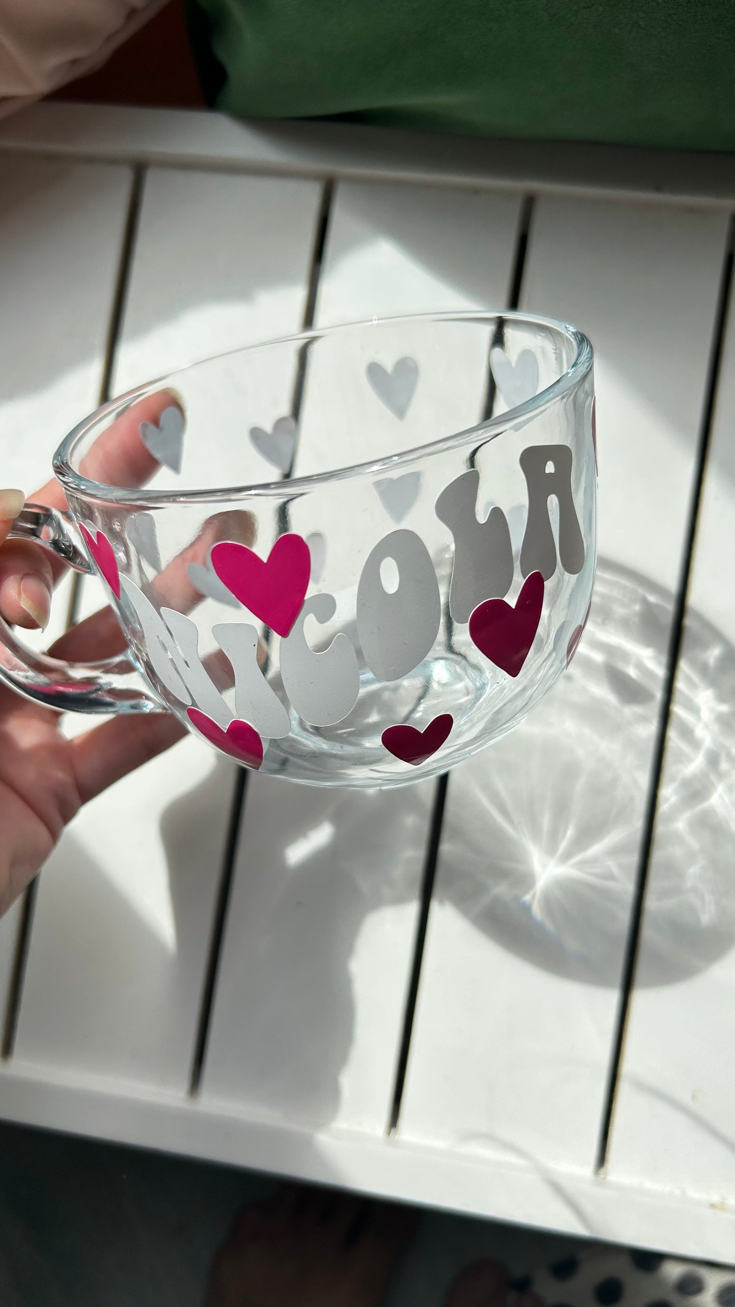 Nicola Heart Mug