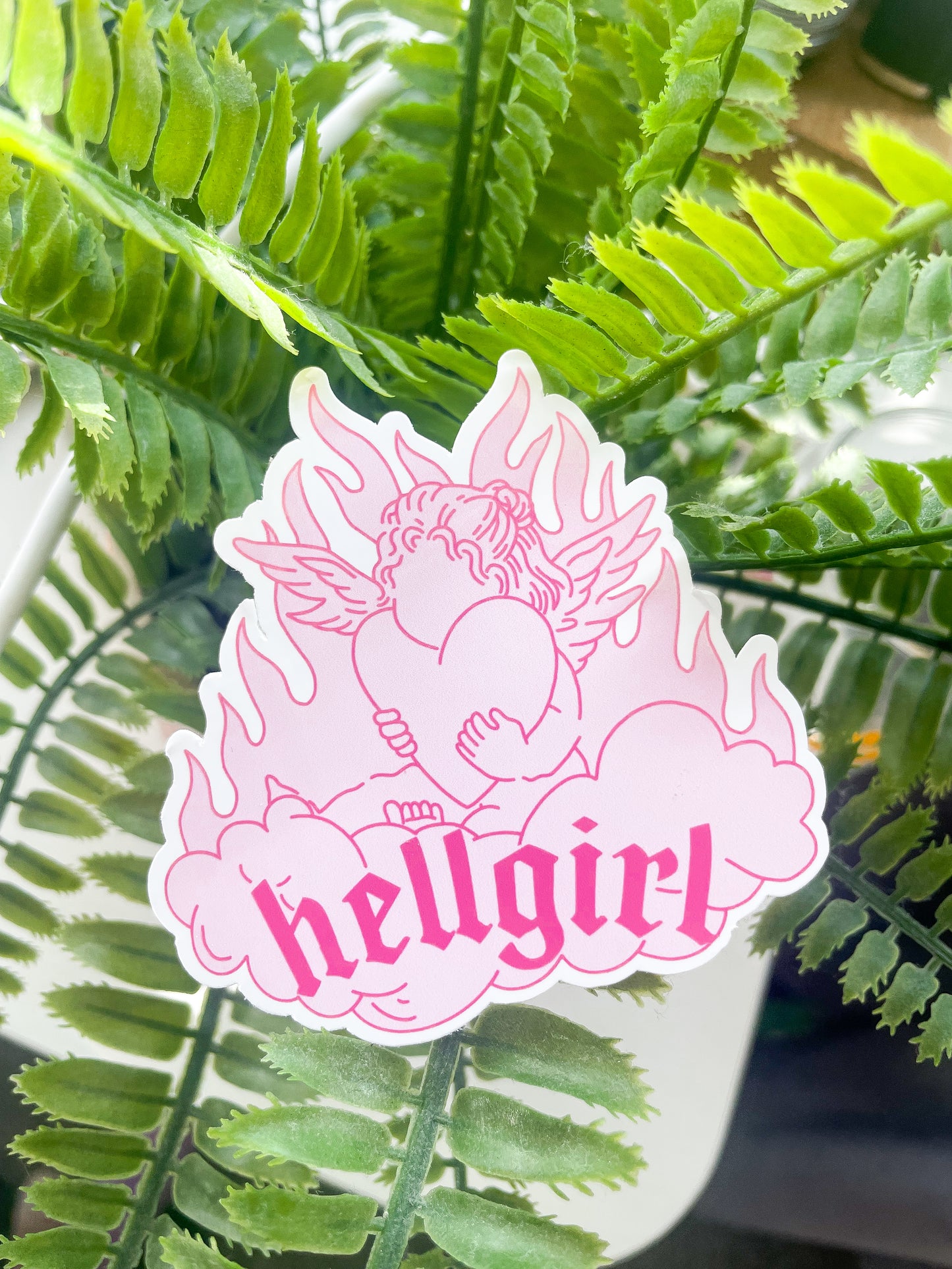 Cherub Hell Girl Vinyl Sticker