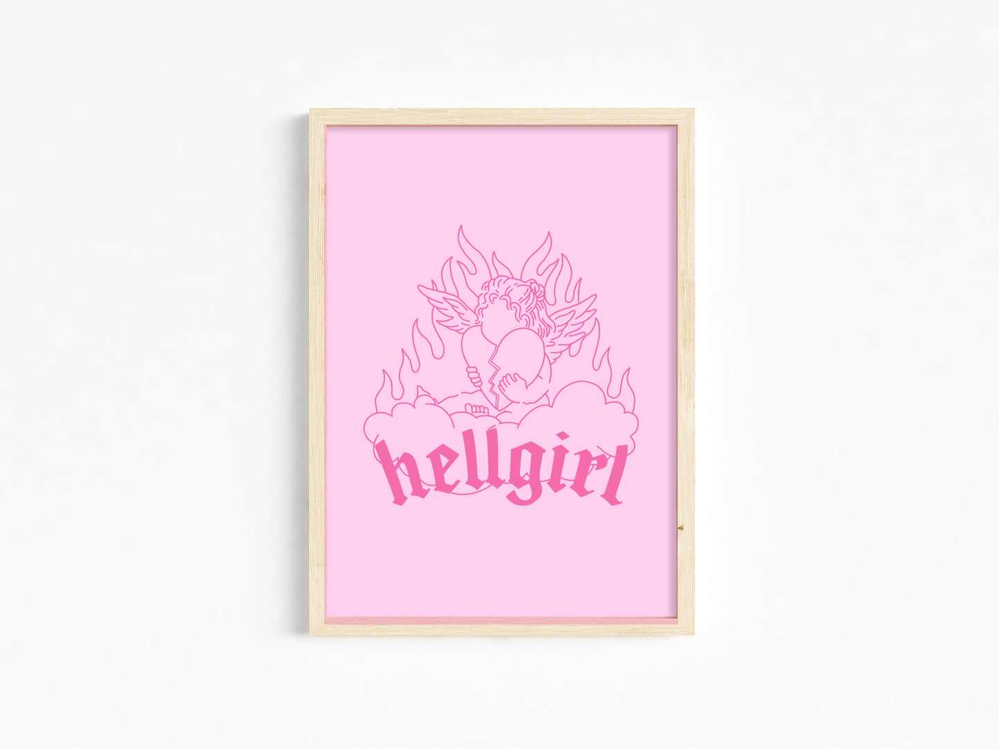 Hell Girl Cherub Print