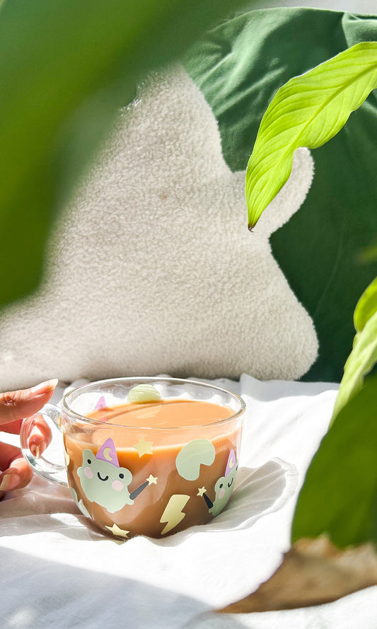 Wizard Frog Glass Mug
