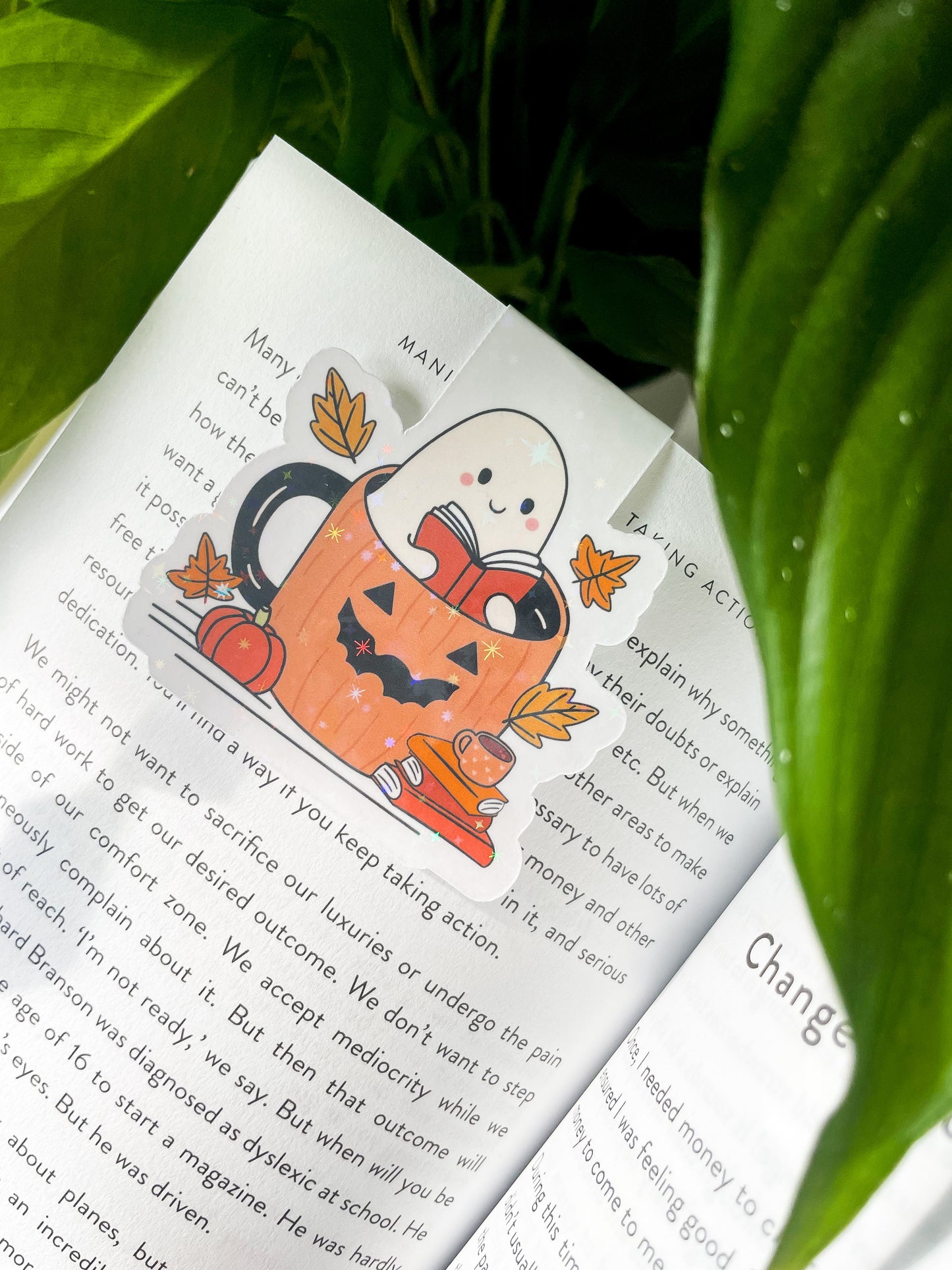 Bookish Ghost Magnetic Bookmark