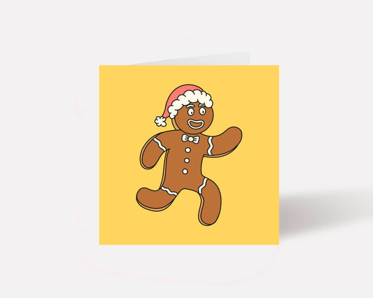 Gingerbread Man Christmas Card