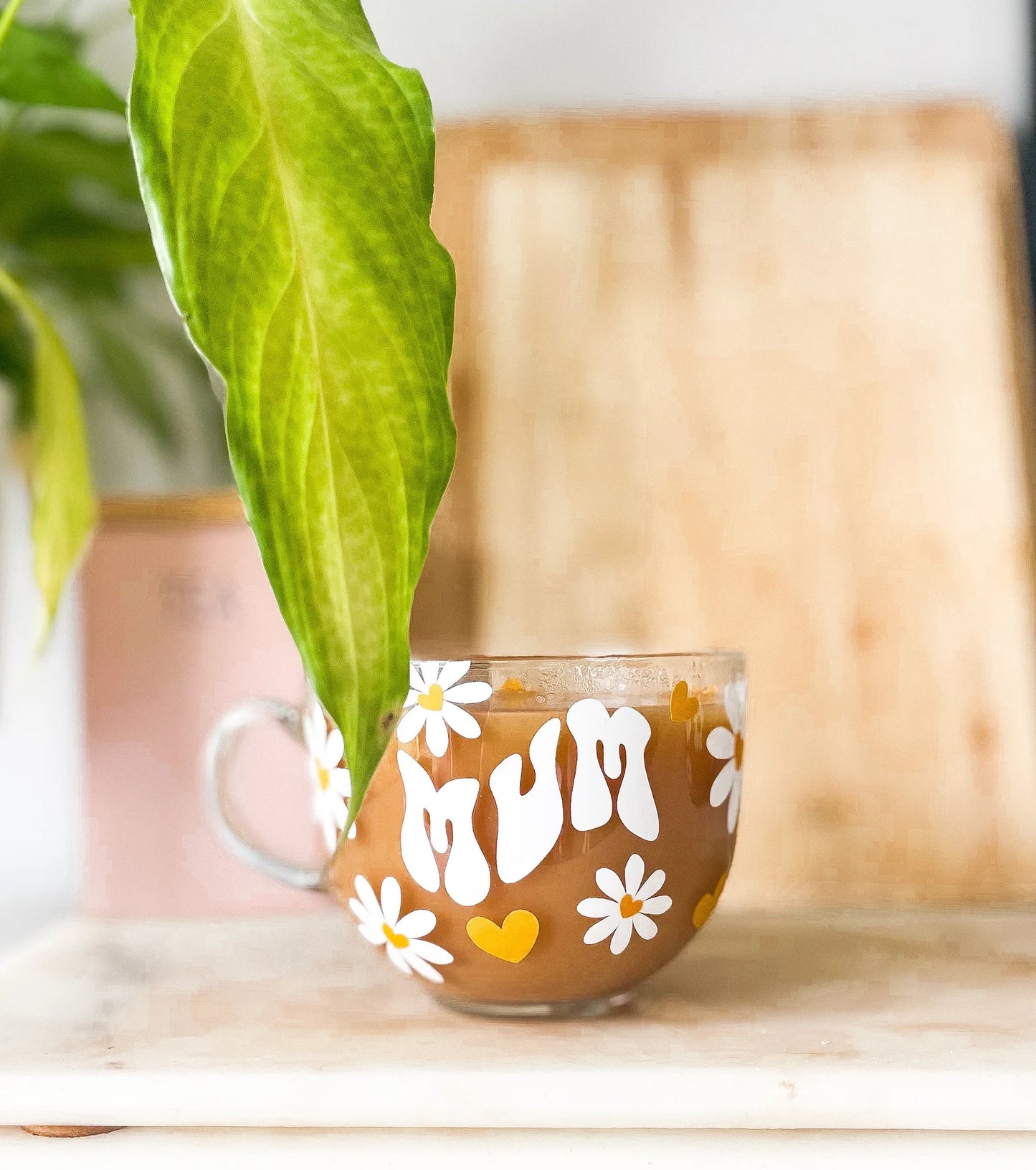 Retro Daisy Flower Mum Mug