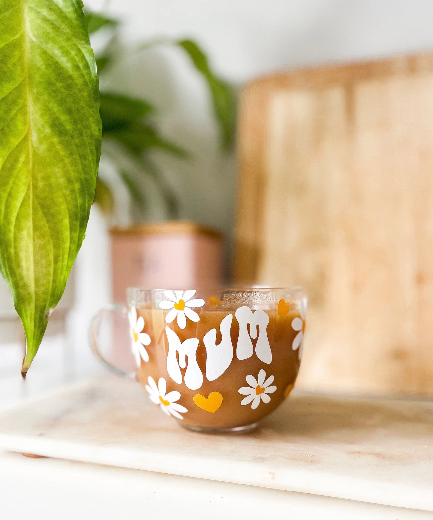 Retro Daisy Flower Mum Mug