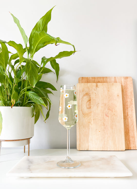 Small flower Prosecco Glass