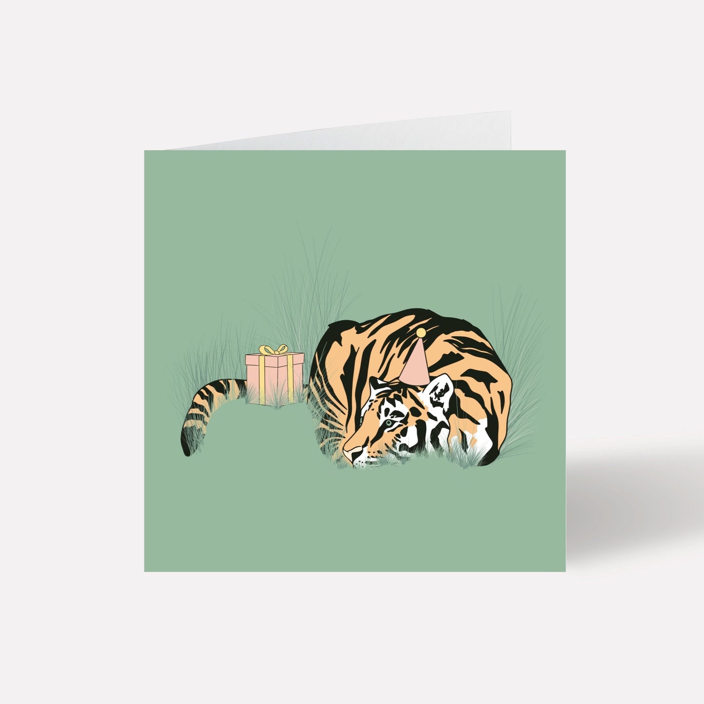 Tiger Birthday Card